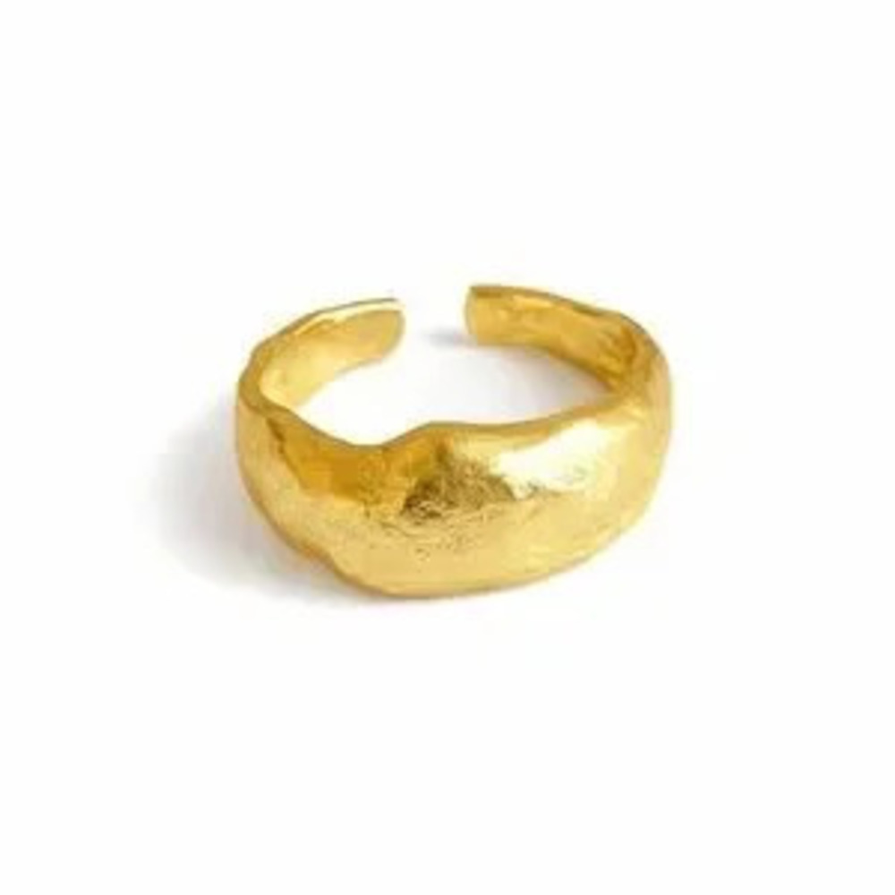 S925 Elegant 14K Gold Plated Ring